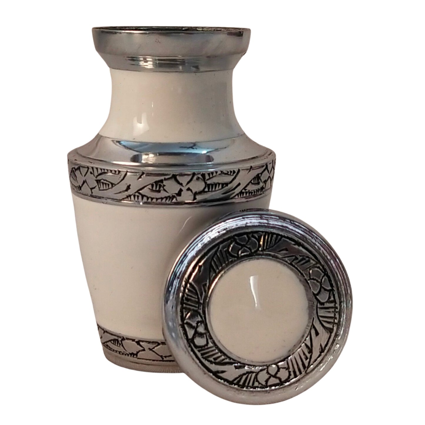 Beautiful Small Mini Keepsake Cremation Urns for Human Ashes - Single Piece