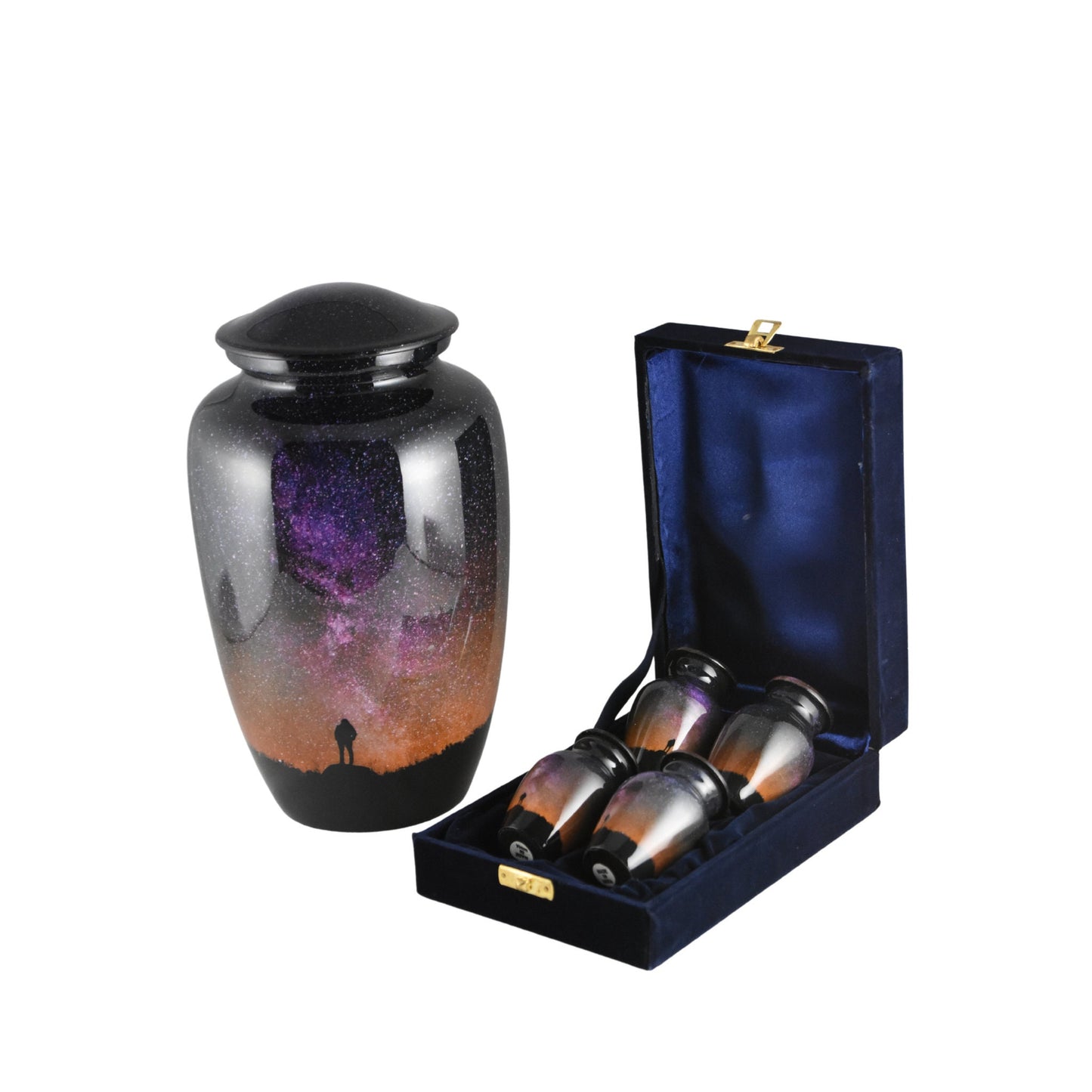 Milky Way - Galaxy Night Sky Urn for Ashes Adult male - Urns for human ashes adult female - Urns - Cremation Urns for Adult Ashes