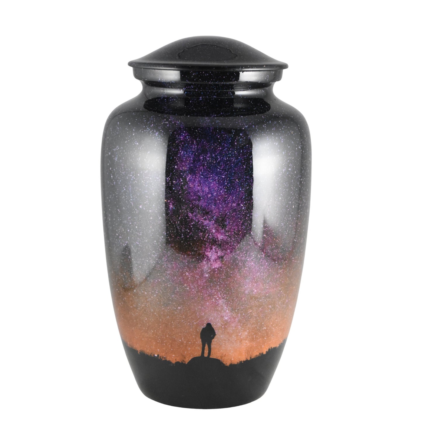 Milky Way - Galaxy Night Sky Urn for Ashes Adult male - Urns for human ashes adult female - Urns - Cremation Urns for Adult Ashes