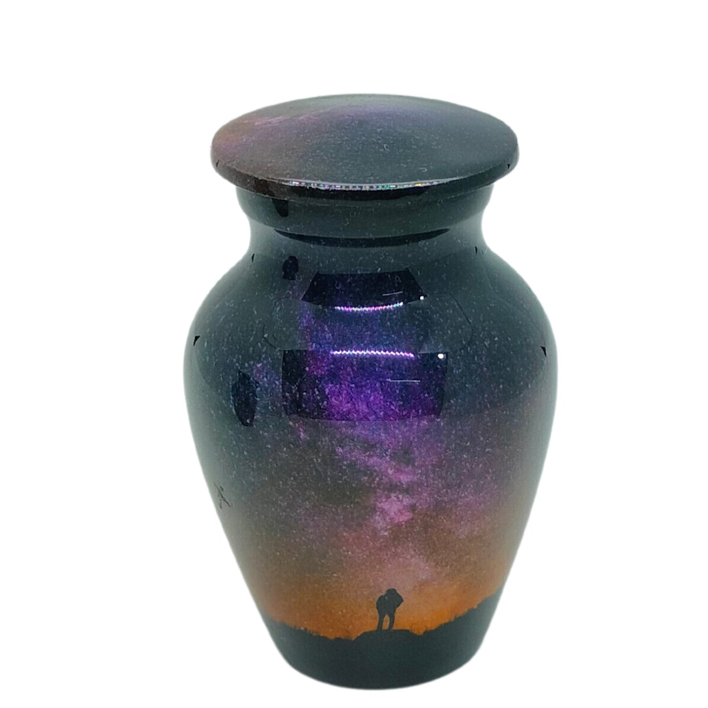 Milky Way - Galaxy Night Sky Keepsakes Set of 4 - Ashes Adult male - Keepsakes for human ashes adult female