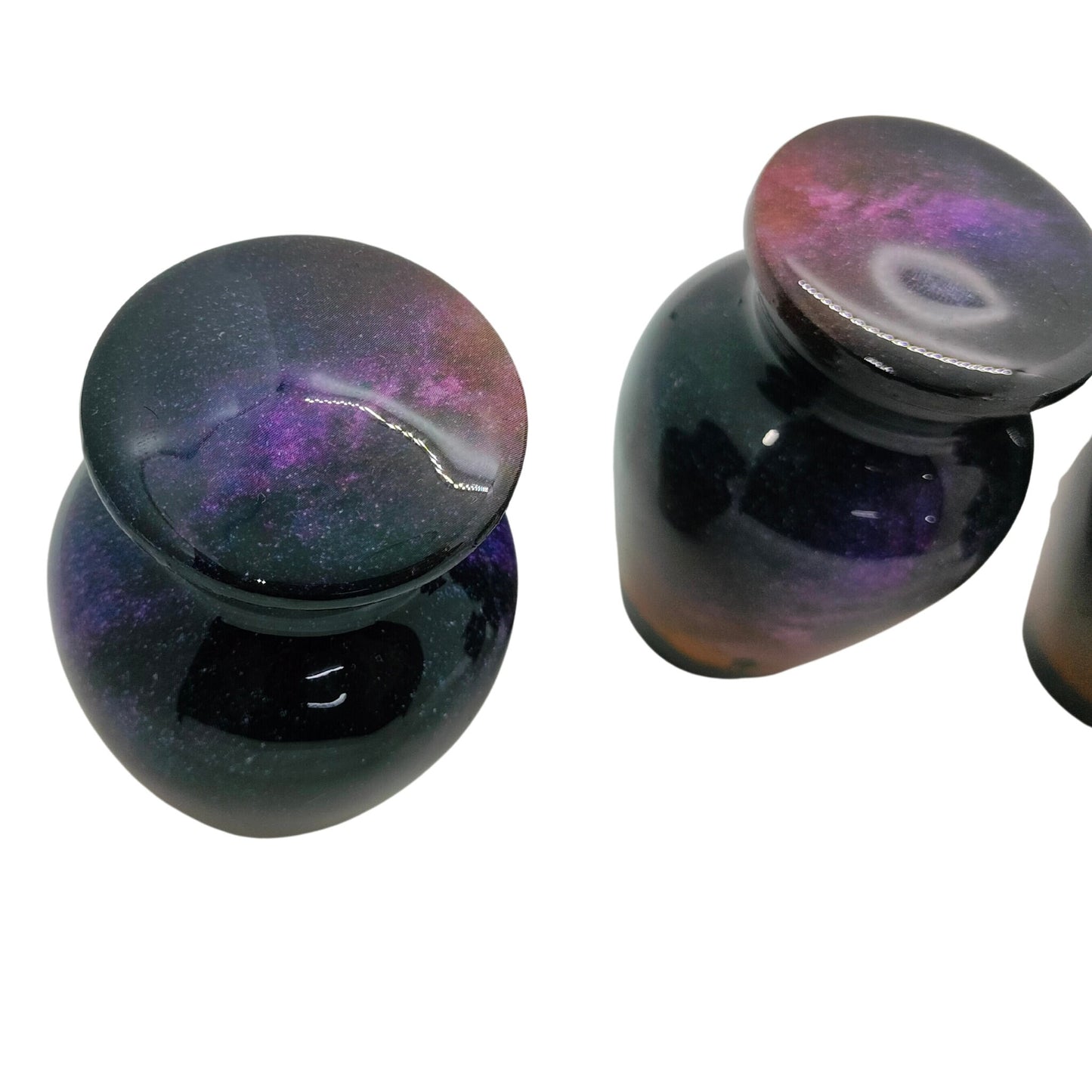 Milky Way - Galaxy Night Sky Keepsakes Set of 4 - Ashes Adult male - Keepsakes for human ashes adult female