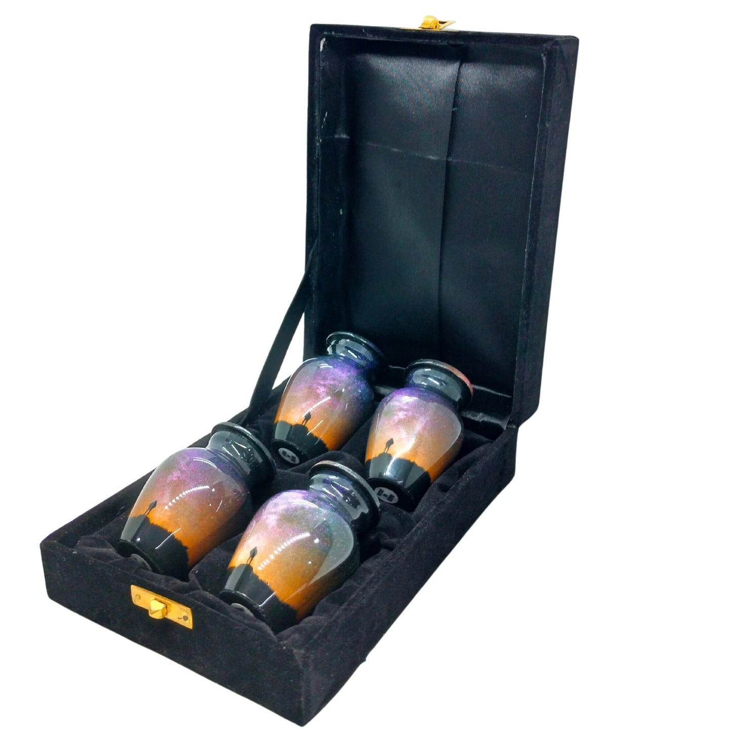 Milky Way - Galaxy Night Sky Keepsakes Set of 4 - Ashes Adult male - Keepsakes for human ashes adult female